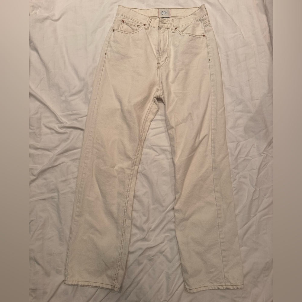 Urban Outfiters BDG cream jeans